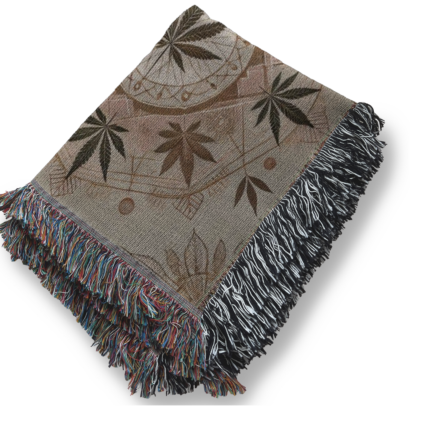 Stardust Haze: Luxury Woven Blanket Collection