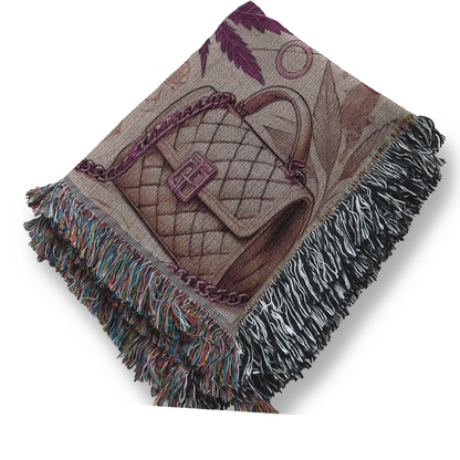 Pink Kush Dreams: Luxury Woven Blanket Collection