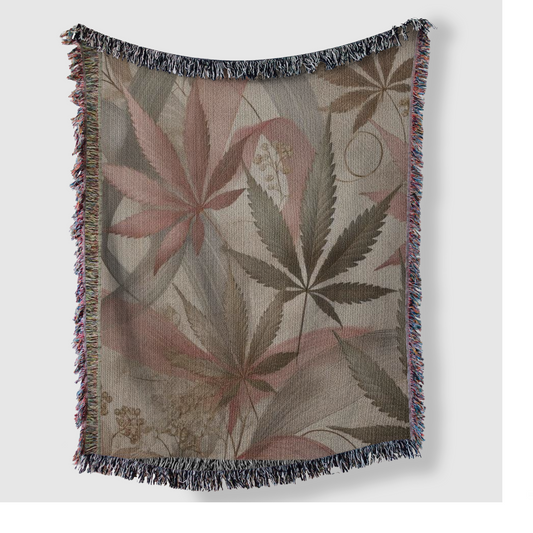 Blush & Bud Harmony : Luxury Woven Blanket Collection