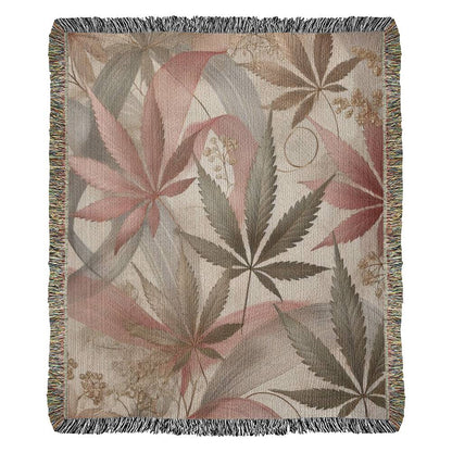 Blush & Bud Harmony : Luxury Woven Blanket Collection